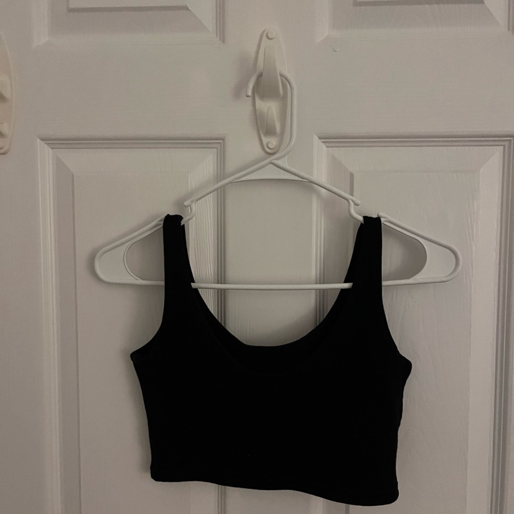 Black Women's Crop Top